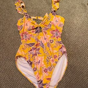 NOBO Open Back Floral One Piece Swimsuit